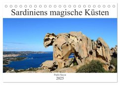 Sardiniens magische Küsten (Tischkalender 2025 DIN A5 quer), CALVENDO Monatskalender - Calvendo;Succu, Paolo