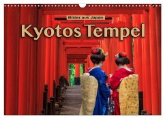 Kyotos Tempel - Bilder aus Japan (Wandkalender 2025 DIN A3 quer), CALVENDO Monatskalender