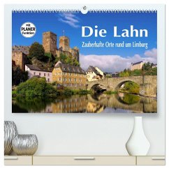 Die Lahn - Zauberhafte Orte rund um Limburg (hochwertiger Premium Wandkalender 2025 DIN A2 quer), Kunstdruck in Hochglanz