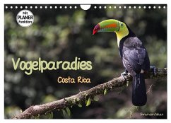 Vogelparadies Costa Rica (Wandkalender 2025 DIN A4 quer), CALVENDO Monatskalender