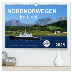 Nordnorwegen im Licht (hochwertiger Premium Wandkalender 2025 DIN A2 quer), Kunstdruck in Hochglanz