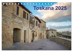 Toskana - 2025 (Tischkalender 2025 DIN A5 quer), CALVENDO Monatskalender