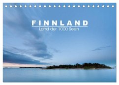 Finnland: Land der 1000 Seen (Tischkalender 2025 DIN A5 quer), CALVENDO Monatskalender