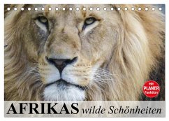 Afrikas wilde Schönheiten (Tischkalender 2025 DIN A5 quer), CALVENDO Monatskalender