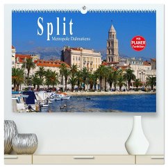 Split - Metropole Dalmatiens (hochwertiger Premium Wandkalender 2025 DIN A2 quer), Kunstdruck in Hochglanz