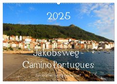 Jakobsweg - Camino Portugues (Wandkalender 2025 DIN A2 quer), CALVENDO Monatskalender