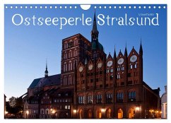 Ostseeperle Stralsund (Wandkalender 2025 DIN A4 quer), CALVENDO Monatskalender