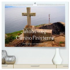 Jakobsweg - Camino Finisterre (hochwertiger Premium Wandkalender 2025 DIN A2 quer), Kunstdruck in Hochglanz - Calvendo;Luef, Alexandra