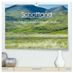 Schottland - grandiose Landschaften im Westen (hochwertiger Premium Wandkalender 2025 DIN A2 quer), Kunstdruck in Hochglanz