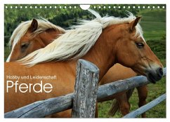 Pferde - Hobby und Leidenschaft (Wandkalender 2025 DIN A4 quer), CALVENDO Monatskalender - Calvendo;Niederkofler, Georg