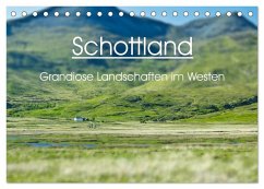 Schottland - grandiose Landschaften im Westen (Tischkalender 2025 DIN A5 quer), CALVENDO Monatskalender