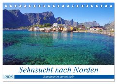 Sehnsucht nach Norden (Tischkalender 2025 DIN A5 quer), CALVENDO Monatskalender