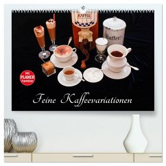 Feine Kaffeevariationen (hochwertiger Premium Wandkalender 2025 DIN A2 quer), Kunstdruck in Hochglanz - Calvendo;Jäger, Anette/Thomas