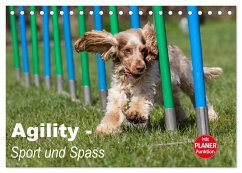 Agility - Sport und Spass (Tischkalender 2025 DIN A5 quer), CALVENDO Monatskalender