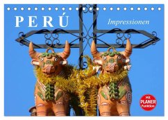 Perú. Impressionen (Tischkalender 2025 DIN A5 quer), CALVENDO Monatskalender