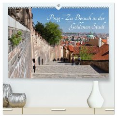 Prag - Zu Besuch in der Goldenen Stadt (hochwertiger Premium Wandkalender 2025 DIN A2 quer), Kunstdruck in Hochglanz - Calvendo;Albilt, Rabea