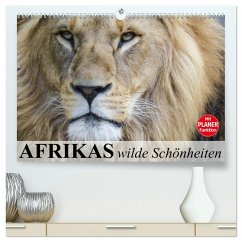 Afrikas wilde Schönheiten (hochwertiger Premium Wandkalender 2025 DIN A2 quer), Kunstdruck in Hochglanz