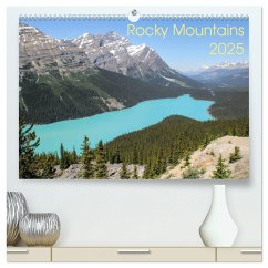Rocky Mountains 2025 (hochwertiger Premium Wandkalender 2025 DIN A2 quer), Kunstdruck in Hochglanz