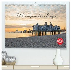 Urlaubsparadies Rügen (hochwertiger Premium Wandkalender 2025 DIN A2 quer), Kunstdruck in Hochglanz