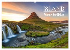 ISLAND - Zauber der Natur (Wandkalender 2025 DIN A2 quer), CALVENDO Monatskalender - Calvendo;Büchler und Christine Berkhoff, Martin