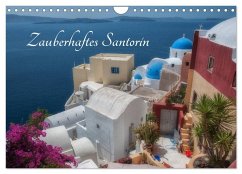 Zauberhaftes Santorin (Wandkalender 2025 DIN A4 quer), CALVENDO Monatskalender