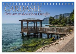 GARDASEE Orte am malerischen Ostufer (Tischkalender 2025 DIN A5 quer), CALVENDO Monatskalender