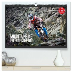 Mountainbike Freeride Momente (hochwertiger Premium Wandkalender 2025 DIN A2 quer), Kunstdruck in Hochglanz - Calvendo;Meutzner, Dirk