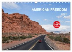 American Freedom - Planer (Wandkalender 2025 DIN A3 quer), CALVENDO Monatskalender