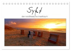 Sylt, der nordfriesische Inseltraum (Tischkalender 2025 DIN A5 quer), CALVENDO Monatskalender