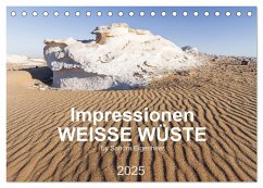 Impressionen - Weiße Wüste (Tischkalender 2025 DIN A5 quer), CALVENDO Monatskalender