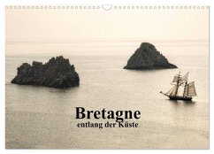 Bretagne entlang der Küste (Wandkalender 2025 DIN A3 quer), CALVENDO Monatskalender - Calvendo;Berger, Anne
