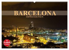 Barcelona Impressionen (Wandkalender 2025 DIN A2 quer), CALVENDO Monatskalender