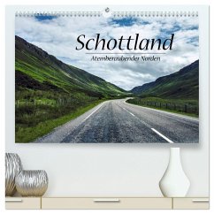 Schottland, Atemberaubender Norden (hochwertiger Premium Wandkalender 2025 DIN A2 quer), Kunstdruck in Hochglanz