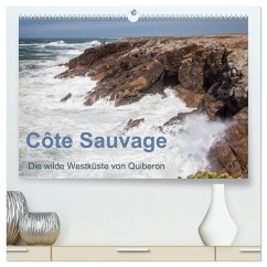 Côte Sauvage - Die wilde Westküste von Quiberon (hochwertiger Premium Wandkalender 2025 DIN A2 quer), Kunstdruck in Hochglanz - Calvendo;Benoît, Etienne