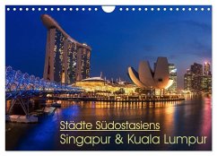 Städte Südostasiens - Singapur & Kuala Lumpur (Wandkalender 2025 DIN A4 quer), CALVENDO Monatskalender - Calvendo;Claude Castor I 030mm-photography, Jean