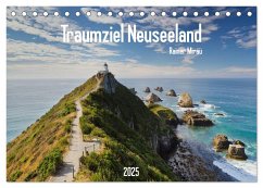 Traumziel Neuseeland 2025 (Tischkalender 2025 DIN A5 quer), CALVENDO Monatskalender