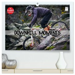 Downhill Moments (hochwertiger Premium Wandkalender 2025 DIN A2 quer), Kunstdruck in Hochglanz