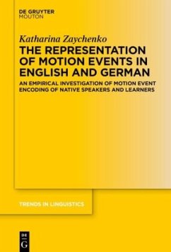 The Representation of Motion Events in English and German - Zaychenko, Katharina