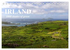IRLAND. 1000 shades of green (Tischkalender 2025 DIN A5 quer), CALVENDO Monatskalender