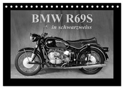 BMW R69S in schwarzweiss (Tischkalender 2025 DIN A5 quer), CALVENDO Monatskalender - Calvendo;Laue, Ingo