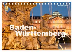 Baden-Württemberg (Tischkalender 2025 DIN A5 quer), CALVENDO Monatskalender