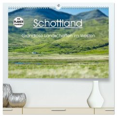 Schottland - grandiose Landschaften im Westen (hochwertiger Premium Wandkalender 2025 DIN A2 quer), Kunstdruck in Hochglanz - Calvendo;Schäfer, Anja
