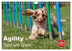 Agility - Sport und Spass (Wandkalender 2025 DIN A4 quer), CALVENDO Monatskalender