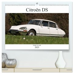 Citroën DS - Göttin in weiß (hochwertiger Premium Wandkalender 2025 DIN A2 quer), Kunstdruck in Hochglanz