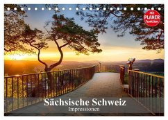 Sächsische Schweiz ¿ Impressionen (Tischkalender 2025 DIN A5 quer), CALVENDO Monatskalender - Calvendo;Meutzner, Dirk