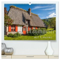 Landhäuser mit Charme (hochwertiger Premium Wandkalender 2025 DIN A2 quer), Kunstdruck in Hochglanz