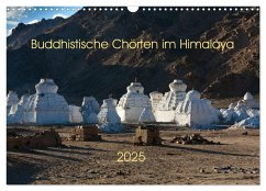 Buddhistische Chörten im Himalaya (Wandkalender 2025 DIN A3 quer), CALVENDO Monatskalender - Calvendo;König, Jens