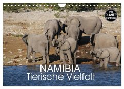 Namibia - Tierische Vielfalt (Planer) (Wandkalender 2025 DIN A4 quer), CALVENDO Monatskalender - Calvendo;Morper, Thomas