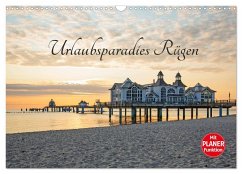 Urlaubsparadies Rügen (Wandkalender 2025 DIN A3 quer), CALVENDO Monatskalender