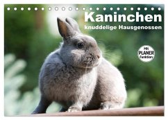 Kaninchen - knuddelige Hausgenossen (Tischkalender 2025 DIN A5 quer), CALVENDO Monatskalender